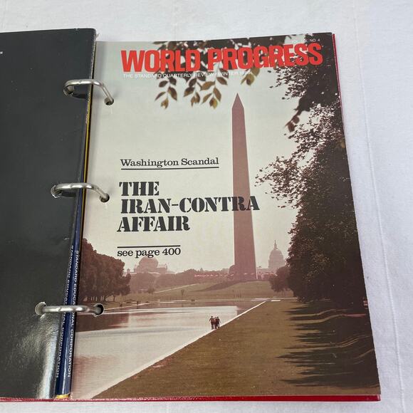 Vintage 1986 World Progress Yearbook Binder Spring Winter Summer Fall Collection - Picture 6 of 6